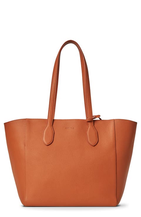 Runabout Pebble Leather Tote