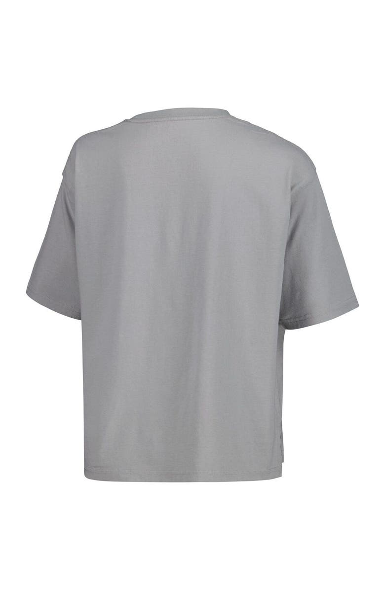 PRESSBOX Women's Pressbox Silver Clemson Tigers Rock & Roll School of Rock T-Shirt, Alternate, color, Silver