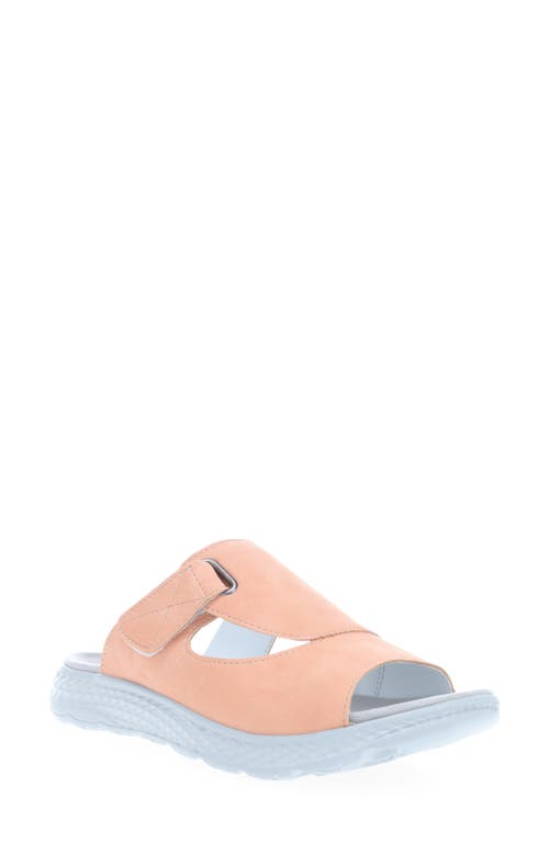 Propét Travelactiv Sedona Slide Sandal in Apricot at Nordstrom, Size 7