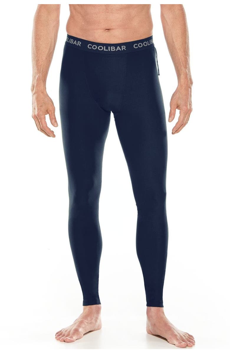 Coolibar Men's Swim Trunk Tights - UPF 50+ Sun Protection - Calasa Tech, Main, color, Navy