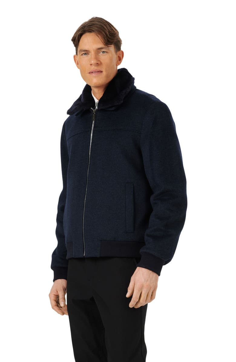 GORSKI Loro Piana Wool Jacket, Alternate, color, Navy Melange