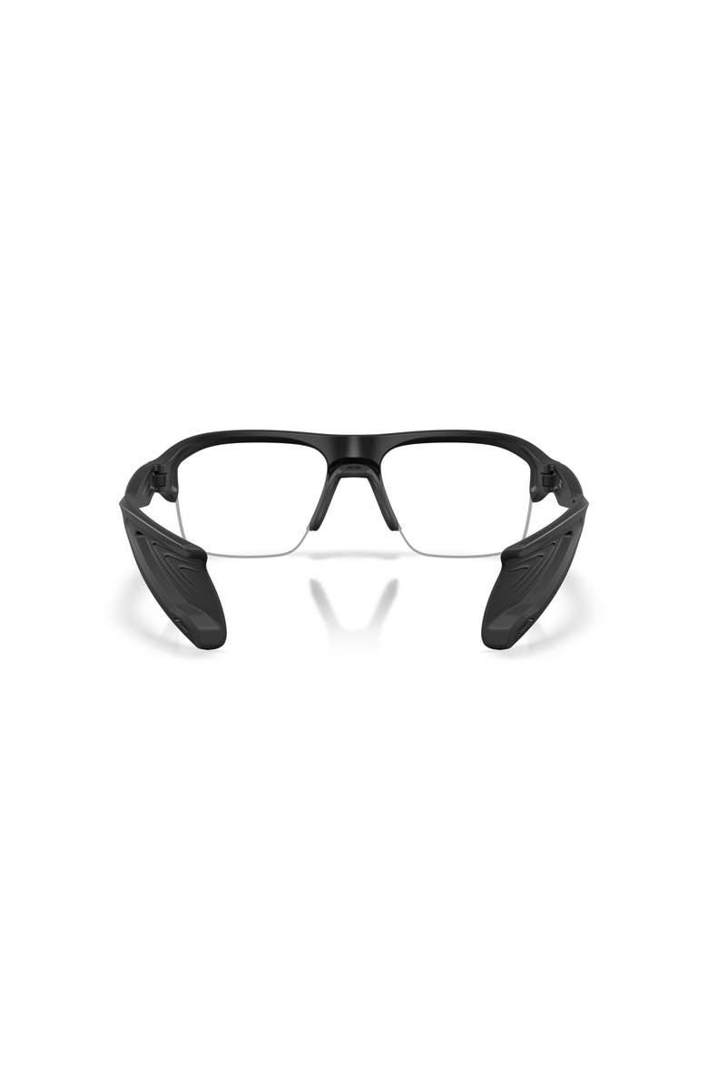 Oakley 60mm Rectangle optical glasses, Alternate, color, Black