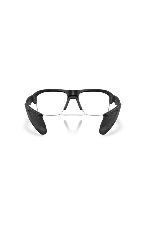 Oakley 60mm Rectangle Optical Glasses In Black