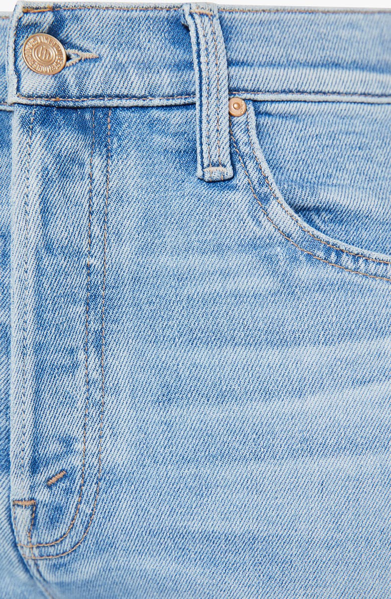 MOTHER The Tripper High Waist Ankle Fray Flare Jeans, Alternate, color, 