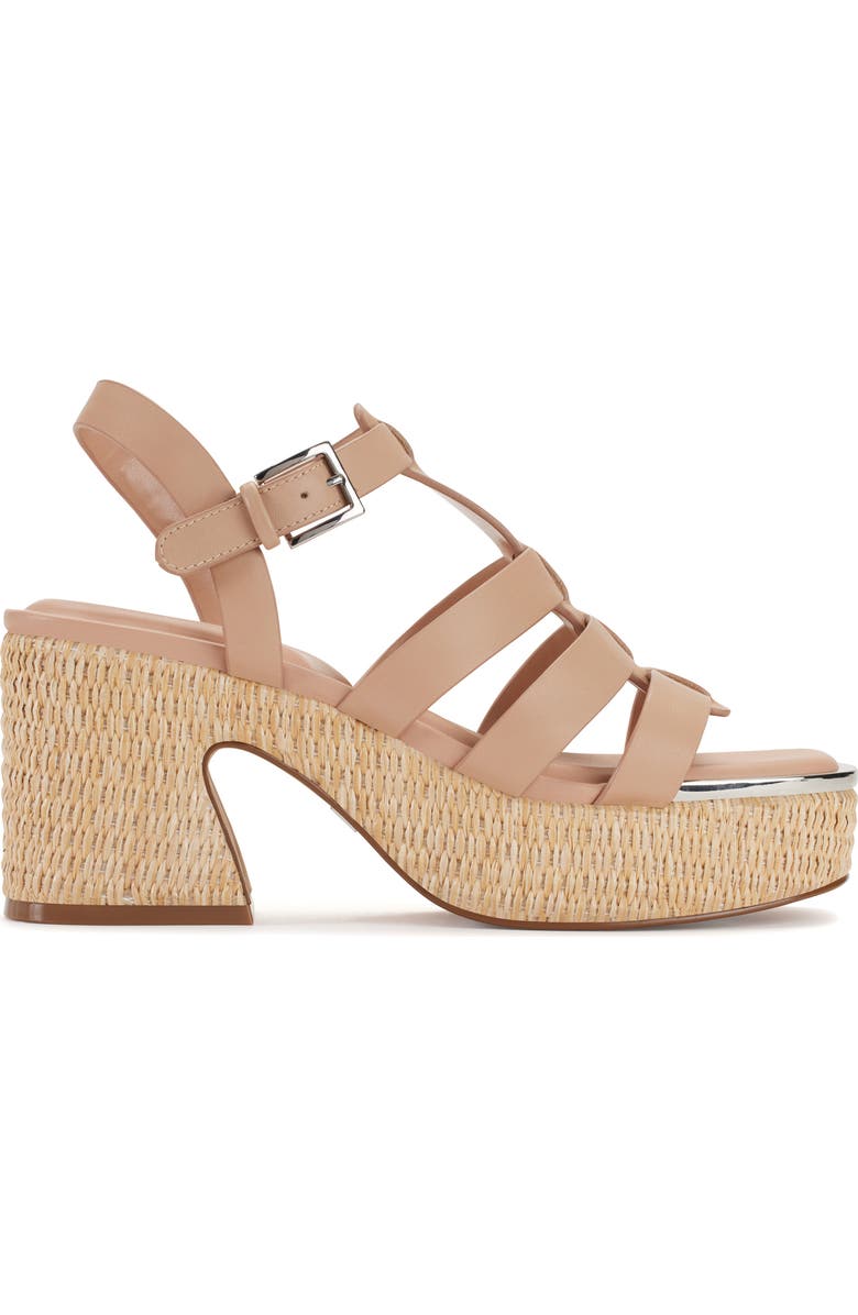 DKNY Fisherman Platform Sandal, Alternate, color, Rose Beige