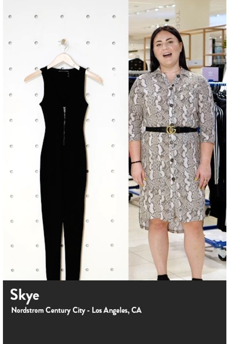Snatched Zip Front Sleeveless Jumpsuit video