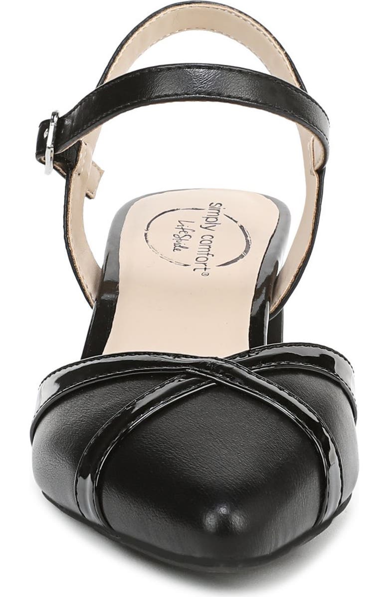 LifeStride Miranda Ankle Strap Sandal, Alternate, color, Black