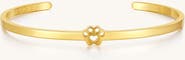 Mantra Pawprint Cuff - I Have Pawprints On My Heart bracelet
