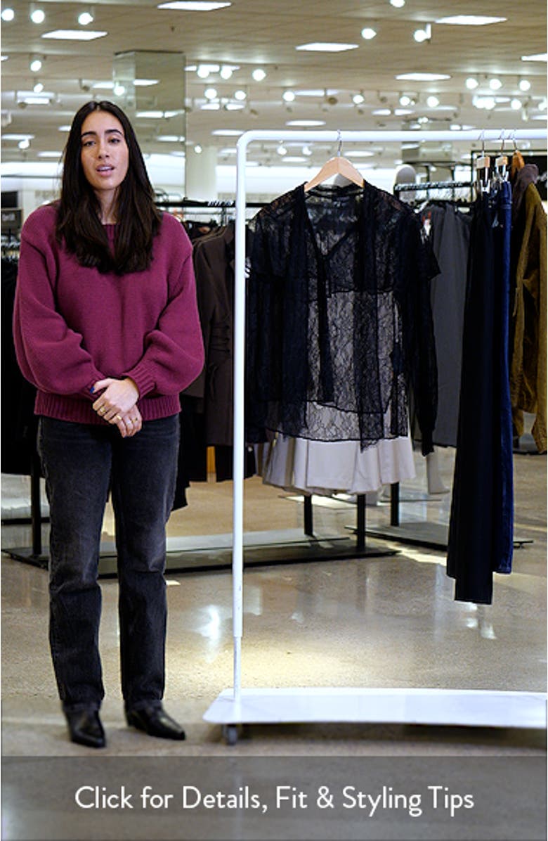 Athena Lace Button-Up Shirt, sales video thumbnail