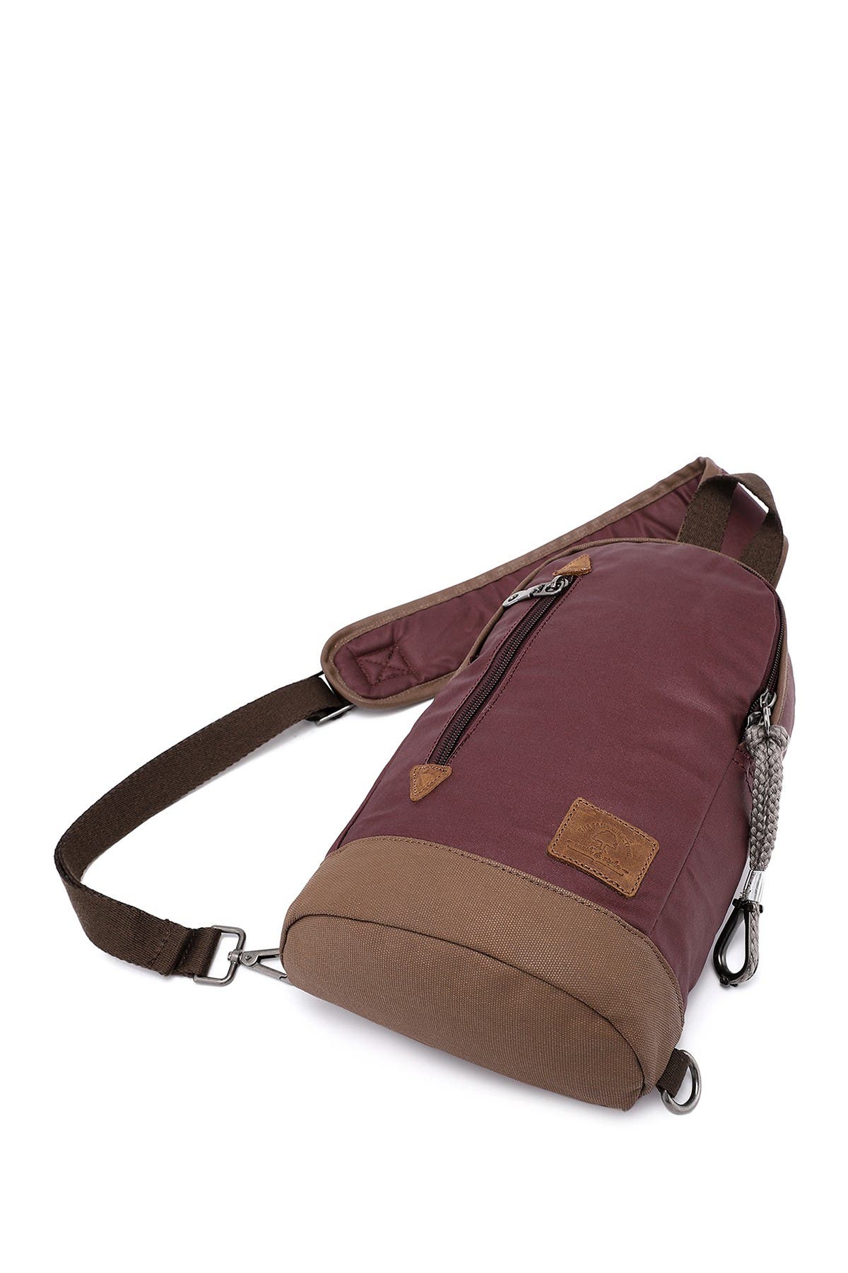 THE SAME DIRECTION Light Coated Canvas Sling Bag, Alternate, color, 