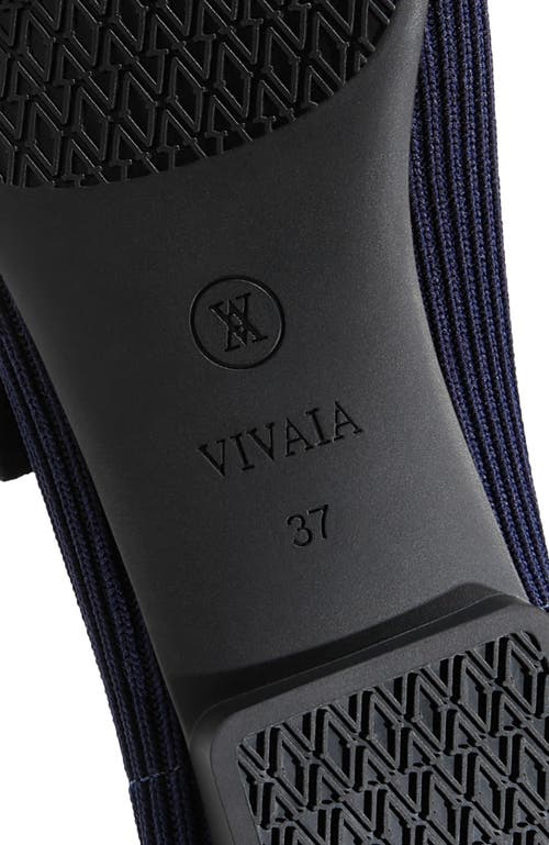Vivaia Margot Mary-jane Square-toe Ballet Flats In Blue