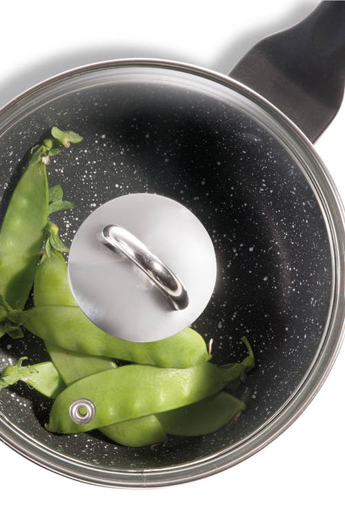 Cuisine::pro ® Granite Saucepan With Lid 1.3qt In Black