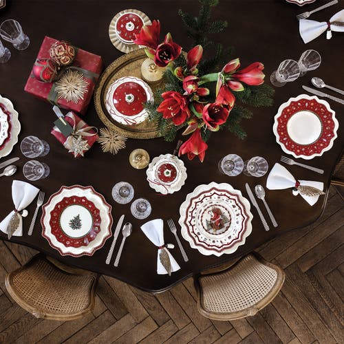 Villeroy & Boch Toy's Delight Red Dinner Plate In Red