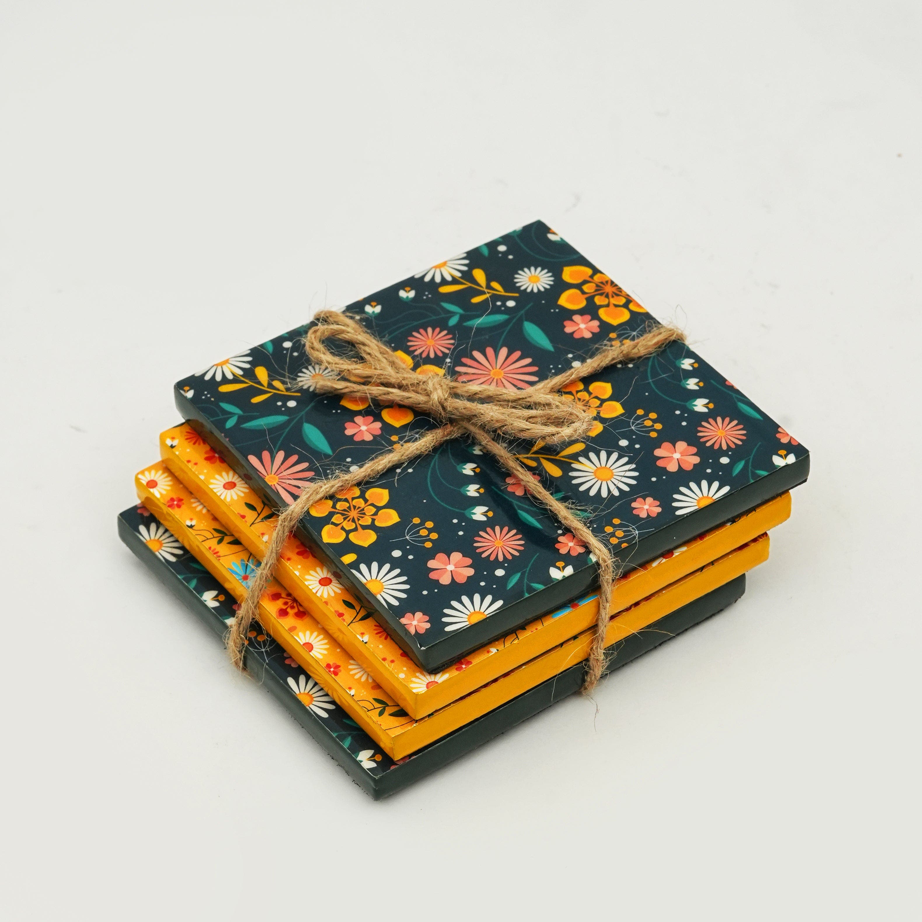 Mela Artisans Sunburst Bloom Coasters