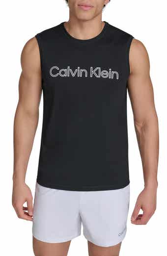Calvin Klein Logo Sleeveless UPF 40+ Rashguard