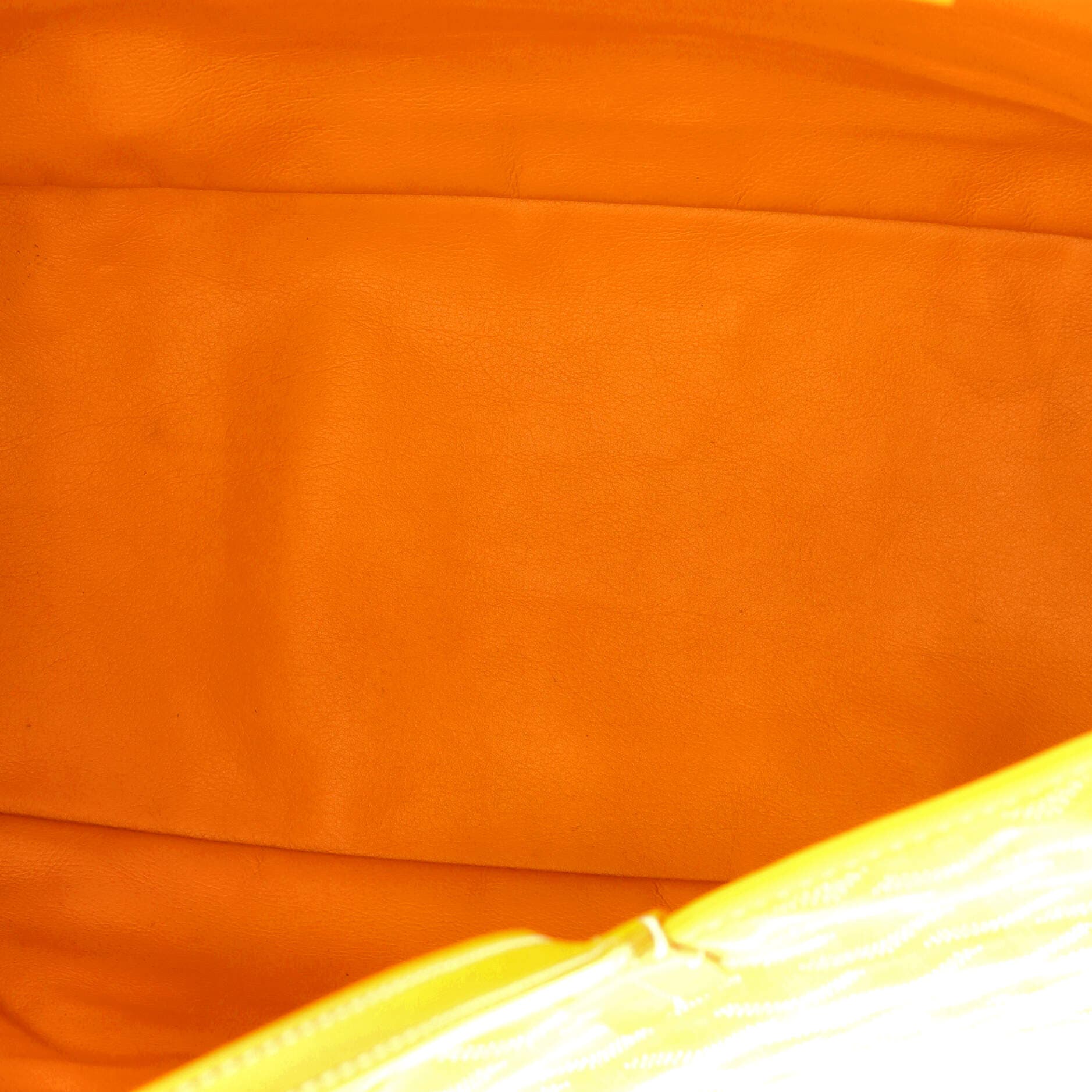 Pre-Owned Goyard Anjou Reversible Tote Coated Canvas PM, Alternate, color, Yellow