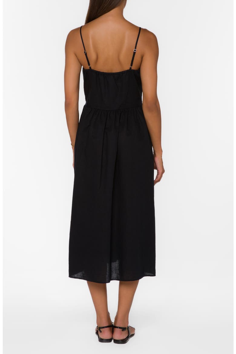 Sonata Midi Dress, Alternate, color, BLACK