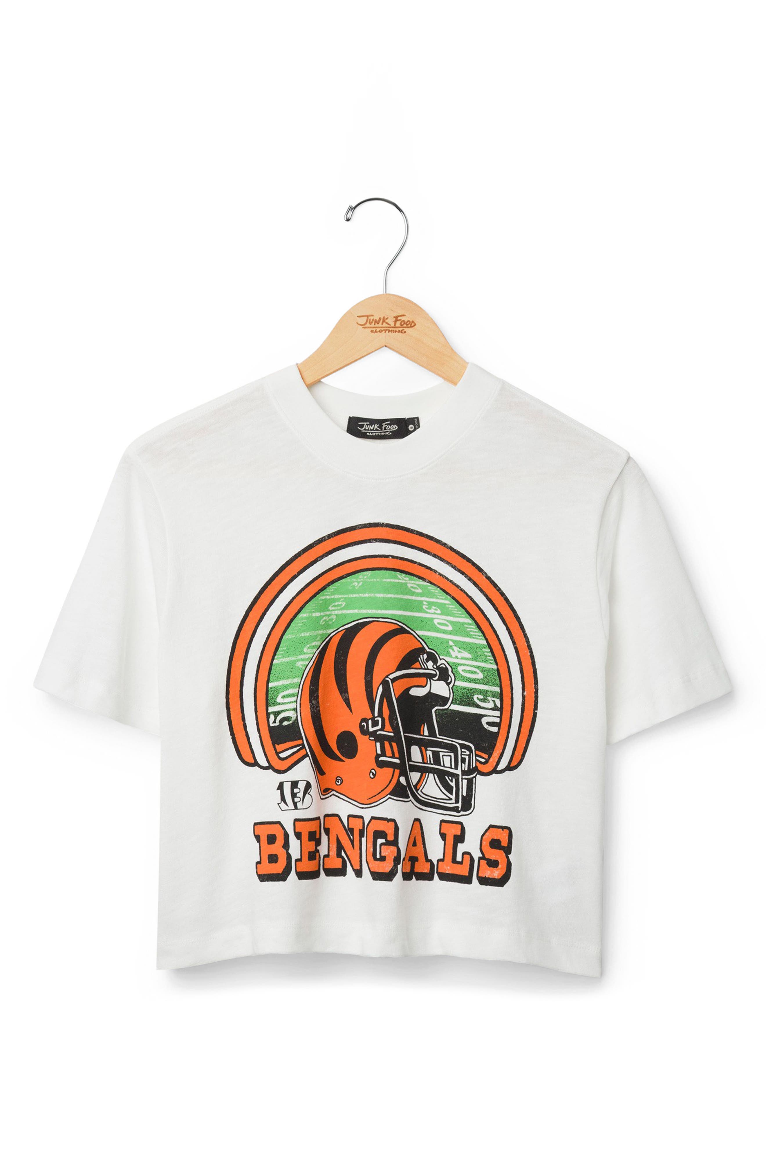 Bengals Game Time Graphic Cropped T-Shirt