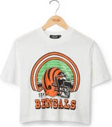 Junk Food Bengals Game Time Graphic Cropped T-Shirt