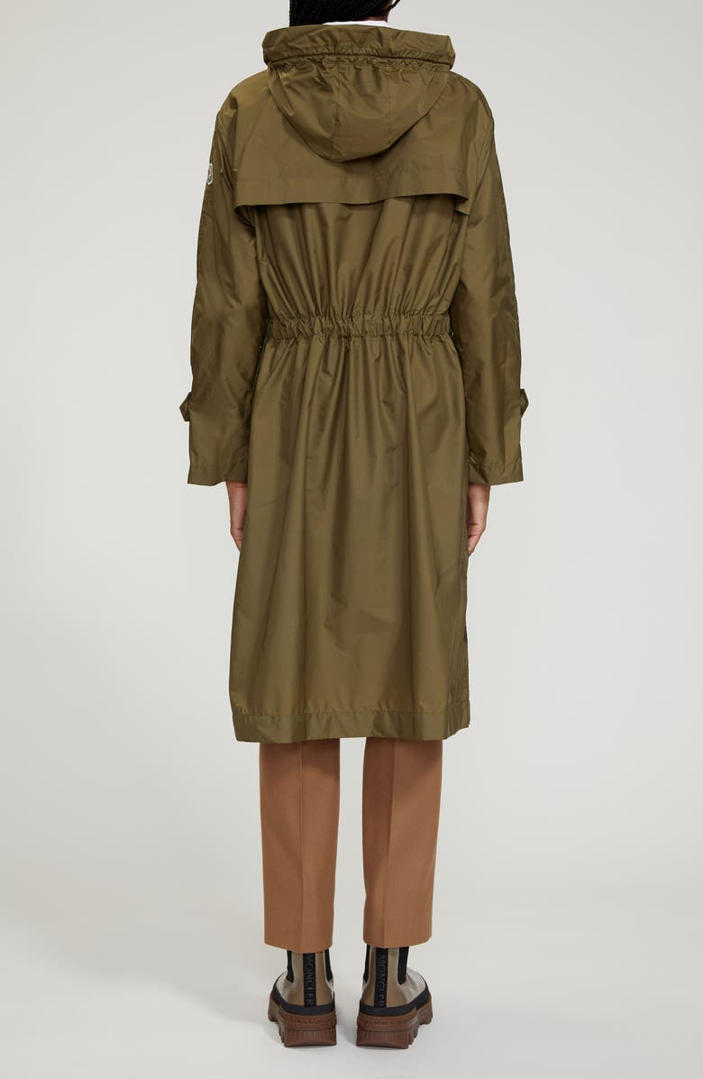 Moncler Hiengu Nylon Hooded Rain Coat, Alternate, color, 