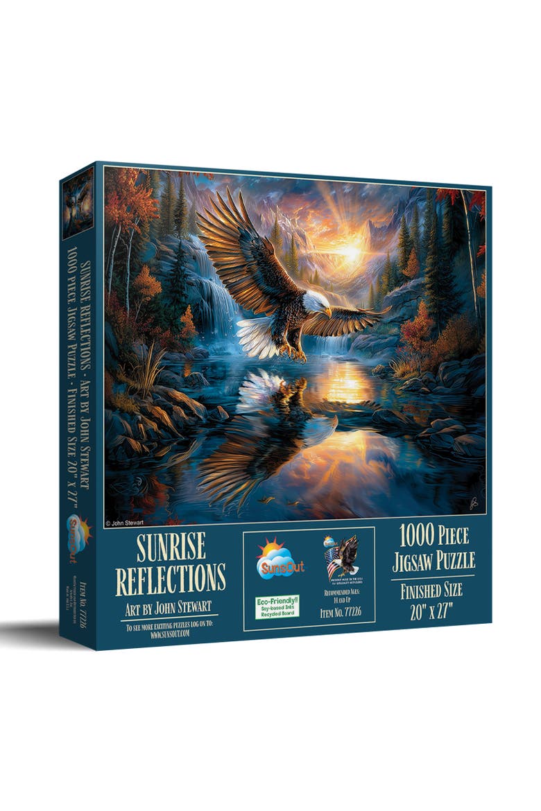 Sunrise Reflections 1000 piece Jigsaw Puzzle for Adults, Main, color, Multicolor
