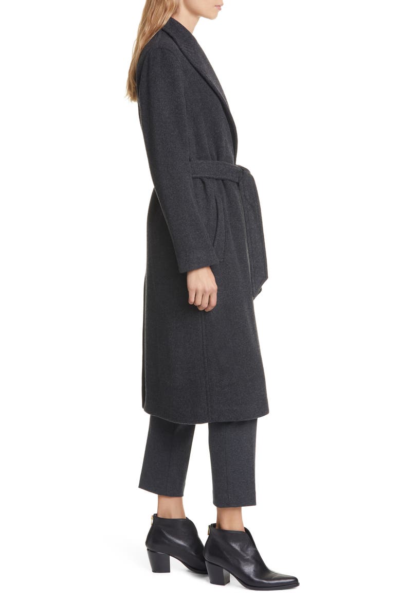Emille Wool Blend Coat, Alternate, color, DEEP GREY