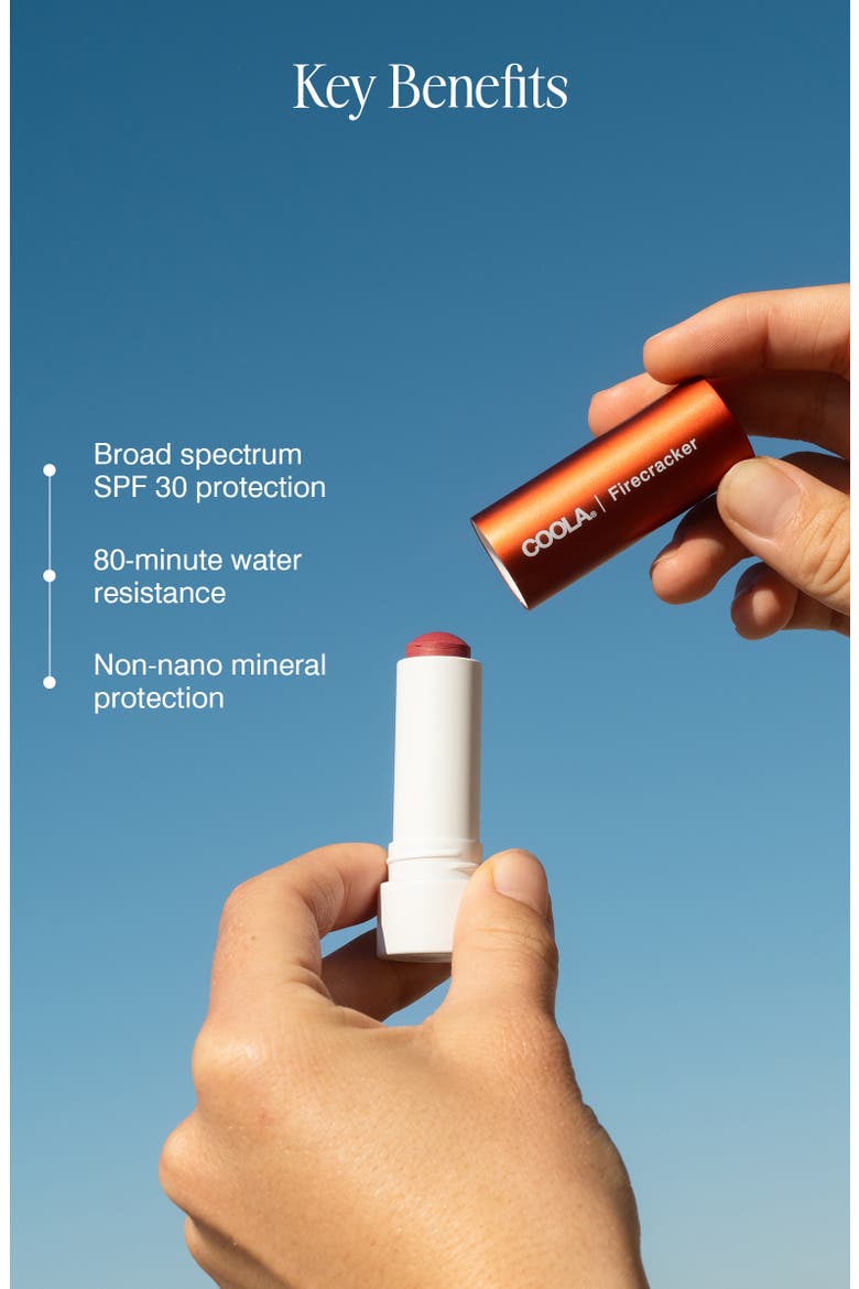 Suncare Mineral Liplux® Organic Tinted Lip Balm SPF 30, Alternate, color, FIRECRACKER