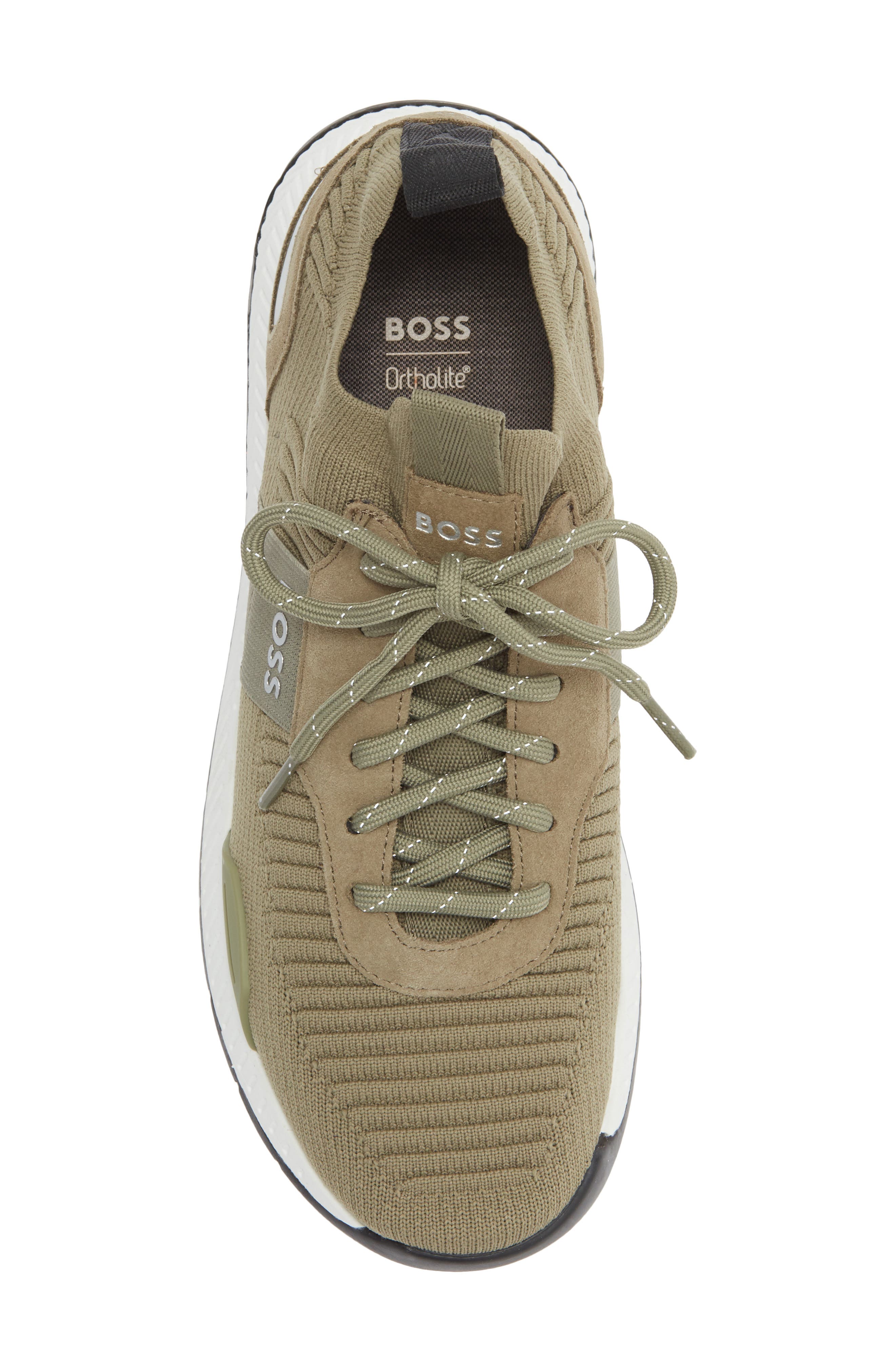 BOSS Titanium Runn Knit Sneaker, Alternate, color, 