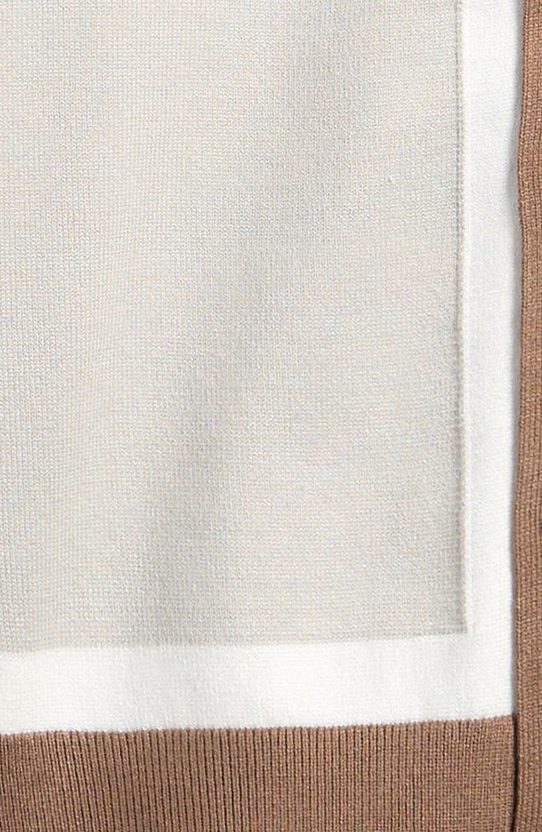 Reiss Kids' Craig Polo Top, Alternate, color, Taupe/ Off White