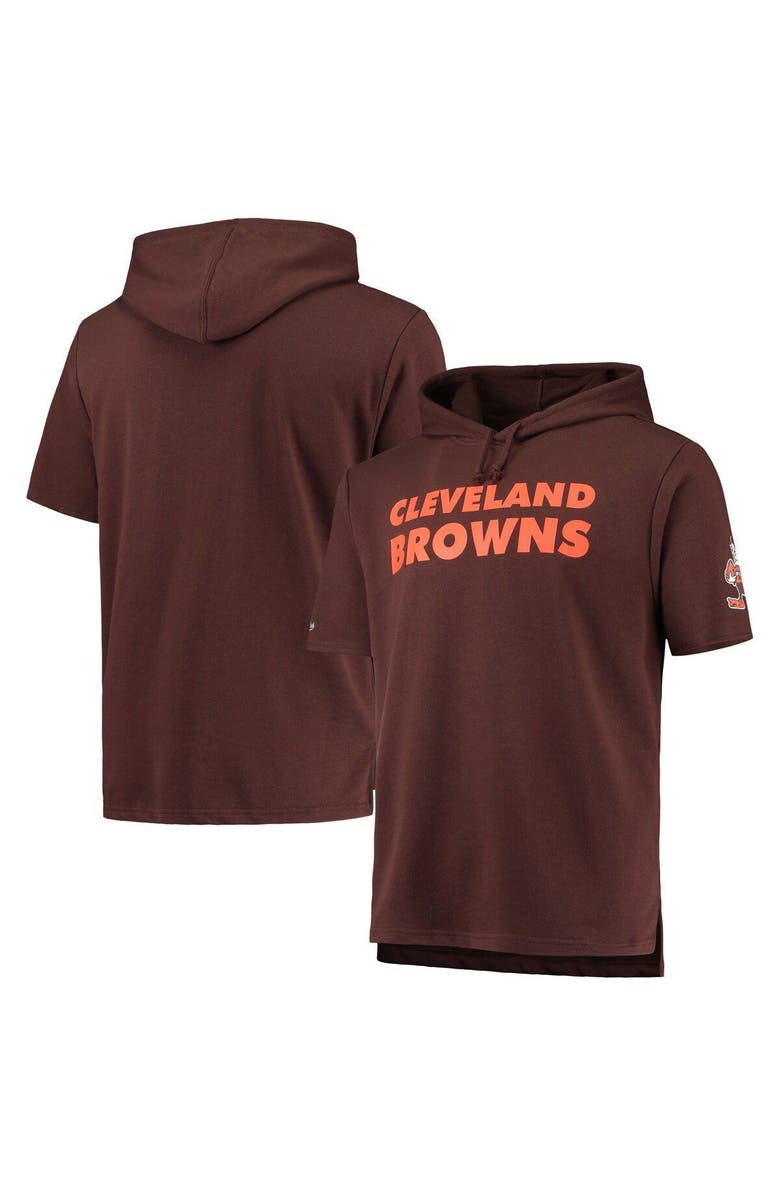 Mitchell & Ness Men's Mitchell & Ness Brown Cleveland Browns Game Day Hoodie T-Shirt, Main, color, Brown