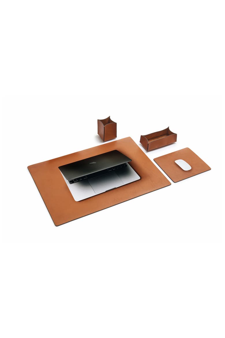 Rushmore Leather Desk Set, Main, color, Tan