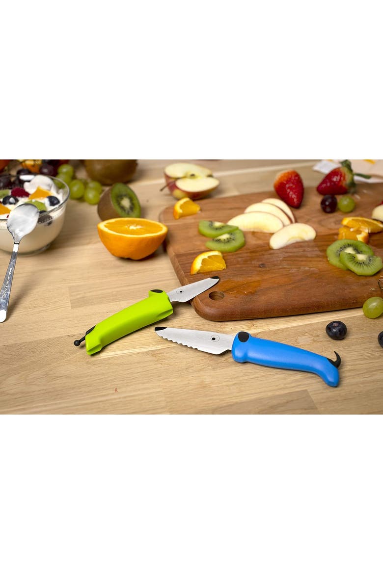 Kinder Kitchen Essential Knife Set, Blue/Green, Alternate, color, Blue