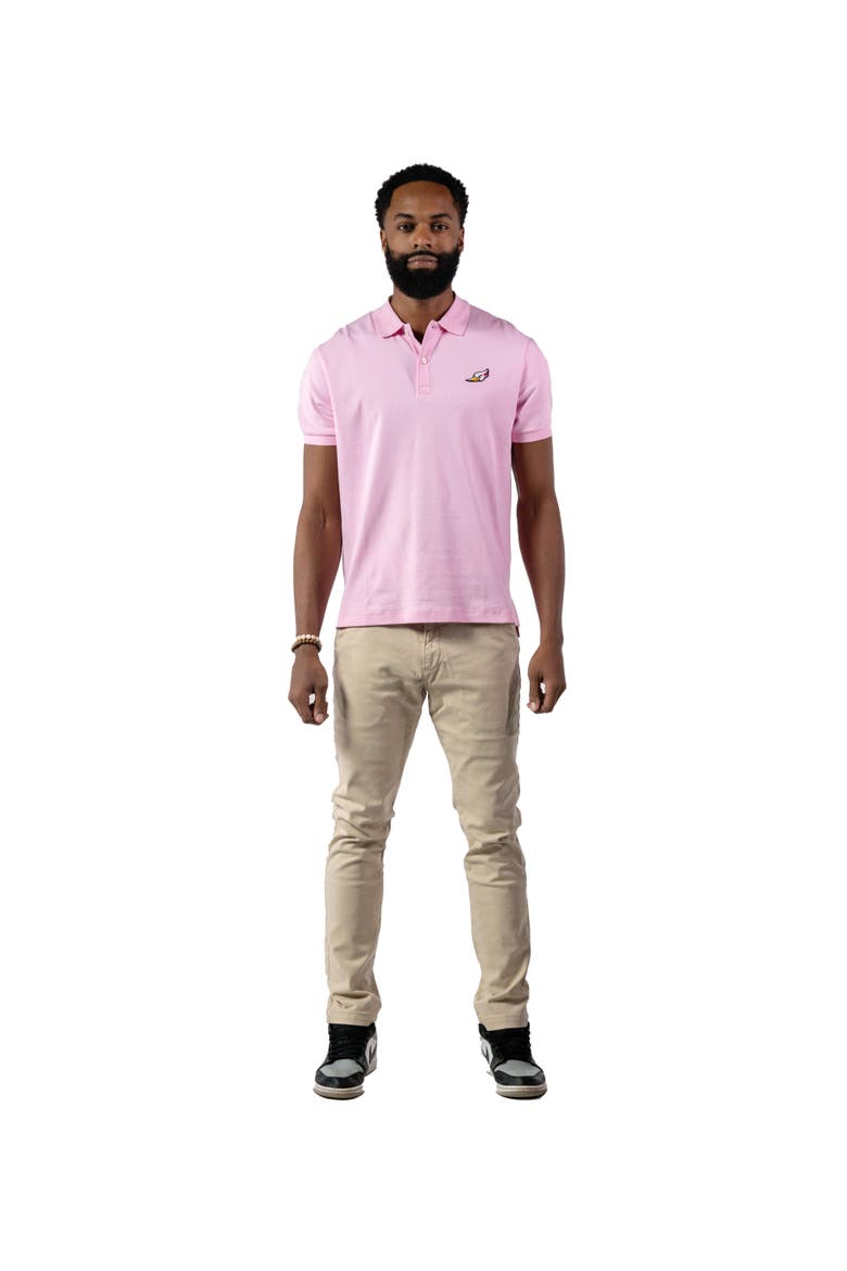 Men's Pima Cotton Polo Shirt, Main, color, PINK