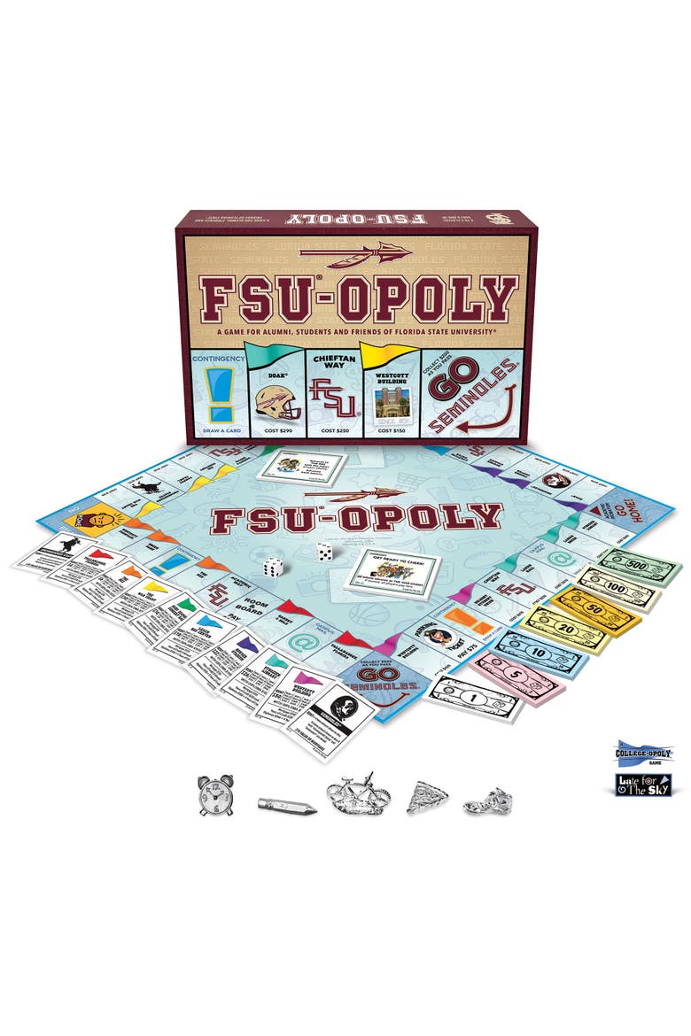 Florida State University Fsuopoly Monopoly Board Game, Alternate, color, Multicolored