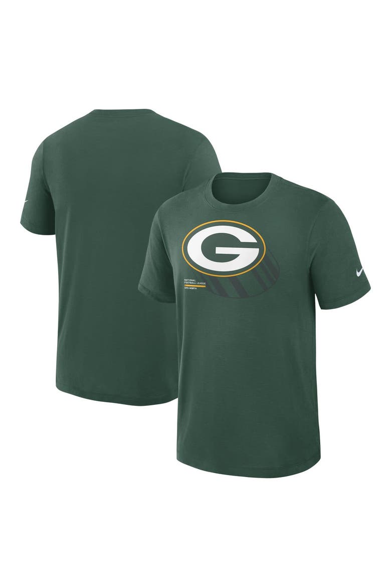 Men's Nike Green Green Bay Packers Primetime Slub Dri-FIT T-Shirt, Main, color, Green