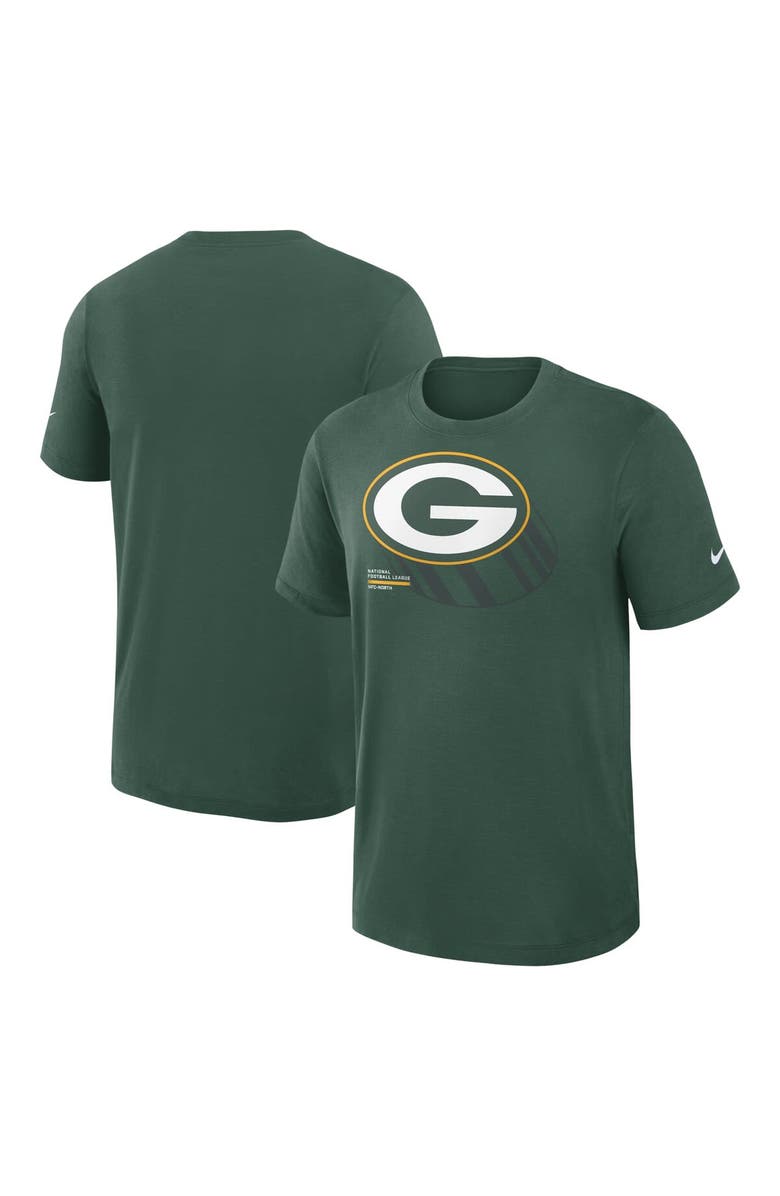 Nike Men's Nike Green Green Bay Packers Primetime Slub Dri-FIT T-Shirt, Main, color, Green