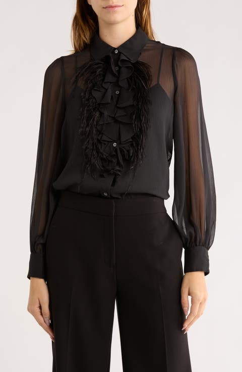 Rhonda Ruffle Shirt