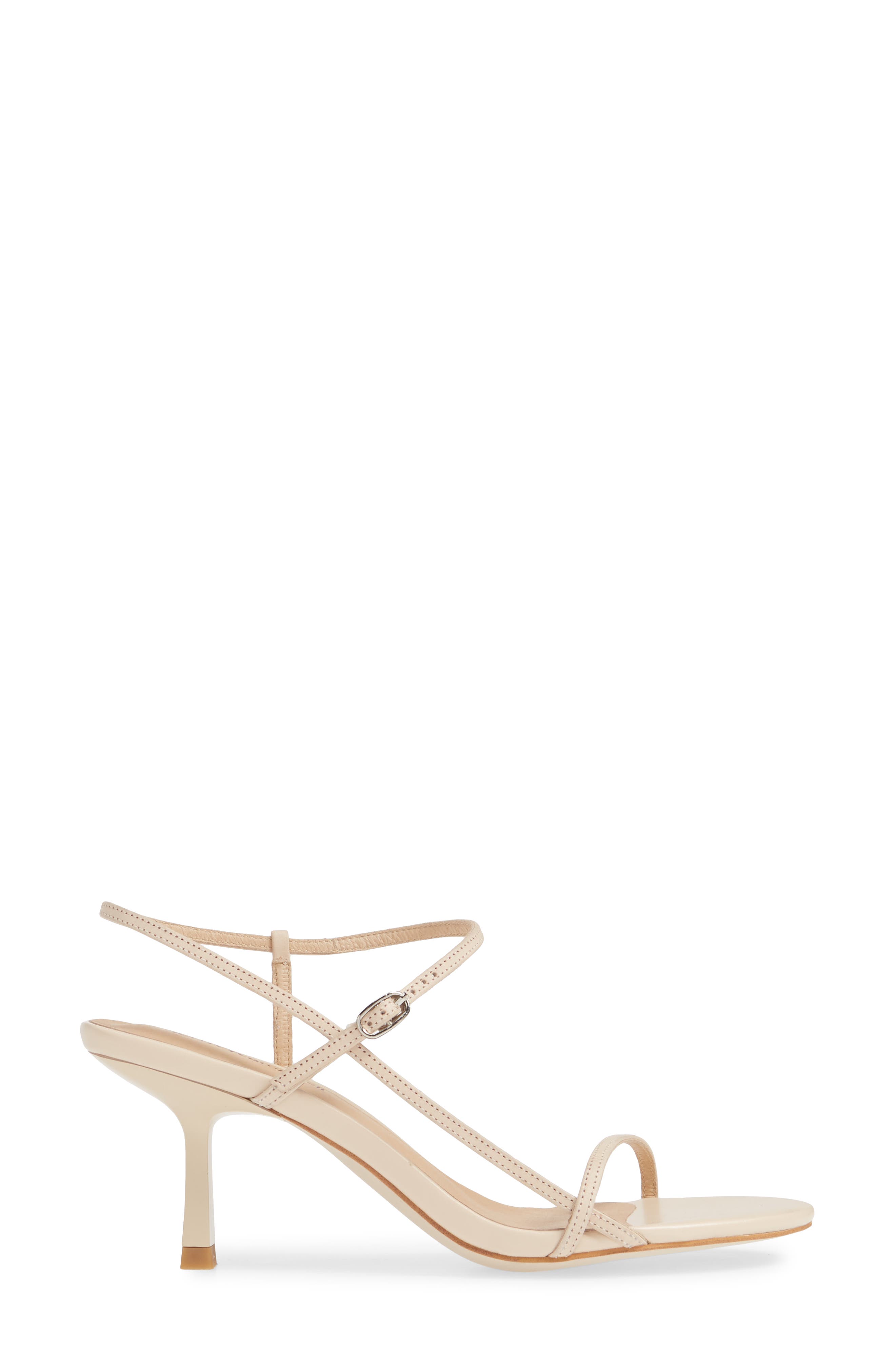 Gallery Sandal, Alternate, color, BEIGE LEATHER