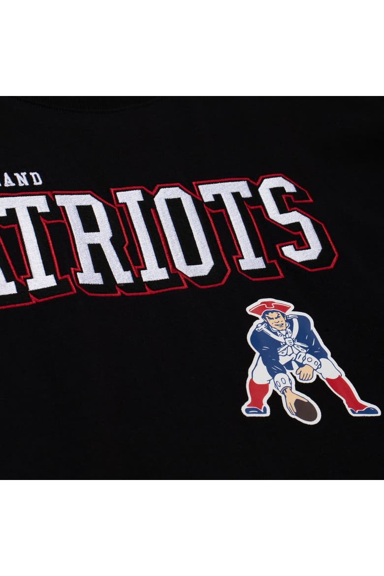 Men's Mitchell & Ness  Black New England Patriots Big & Tall Training Camp Long Sleeve T-Shirt, Alternate, color, Black