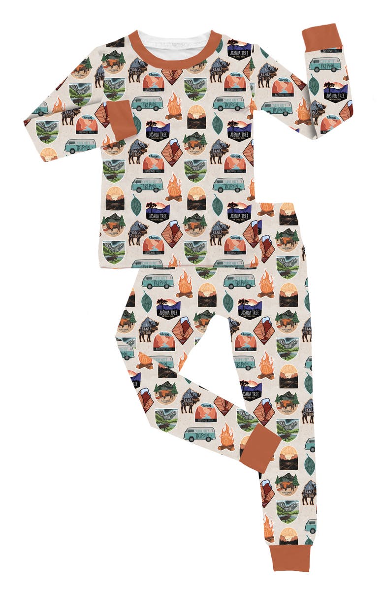 Fletch Tiny Traveler 2 Piece Pajama Set, Main, color, Multi
