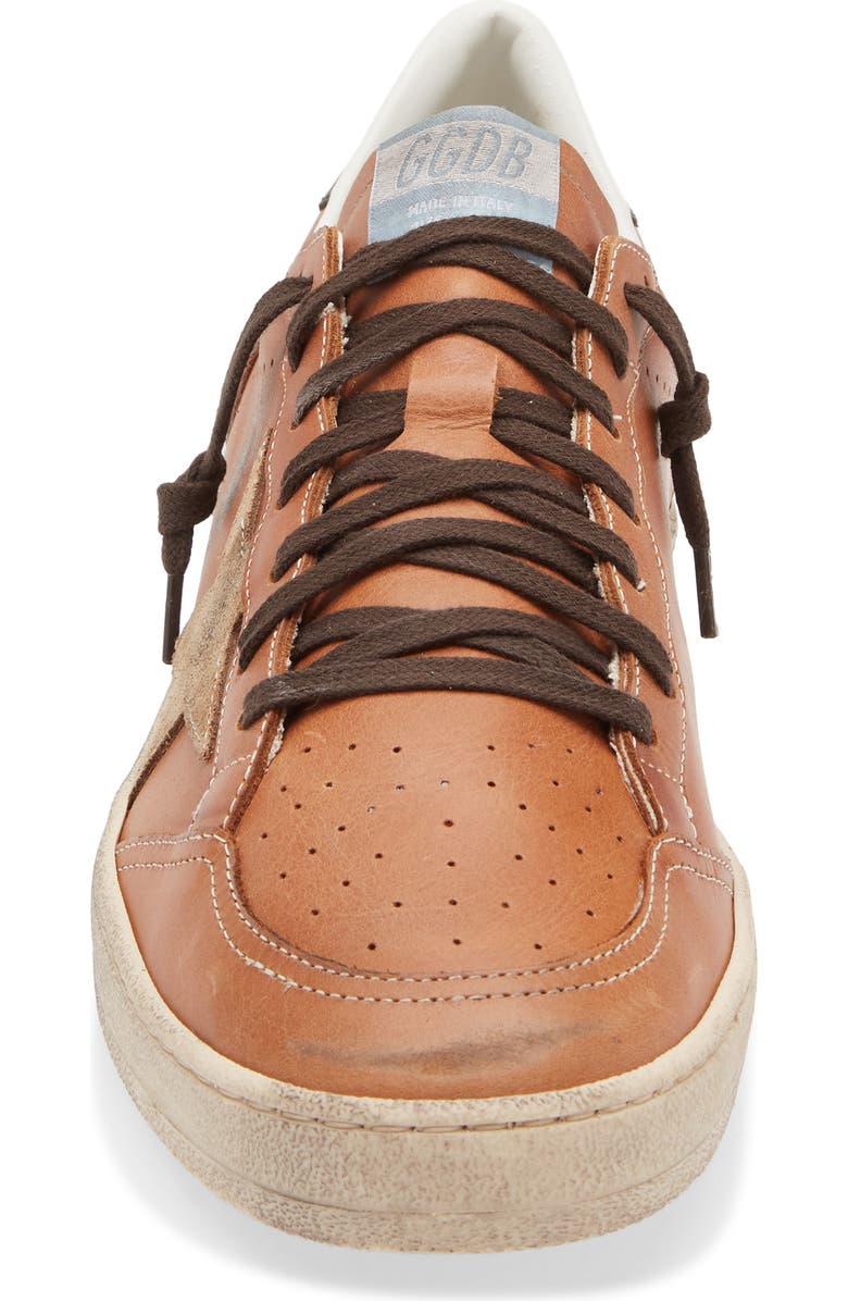 Golden Goose Ball Star Sneaker, Alternate, color, Brown/Dk Brown Beige