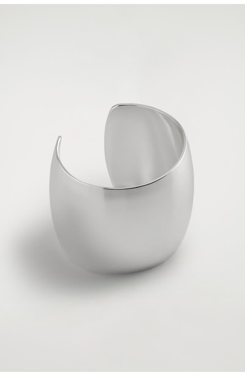 COS Wide Cuff, Alternate, color, Silver