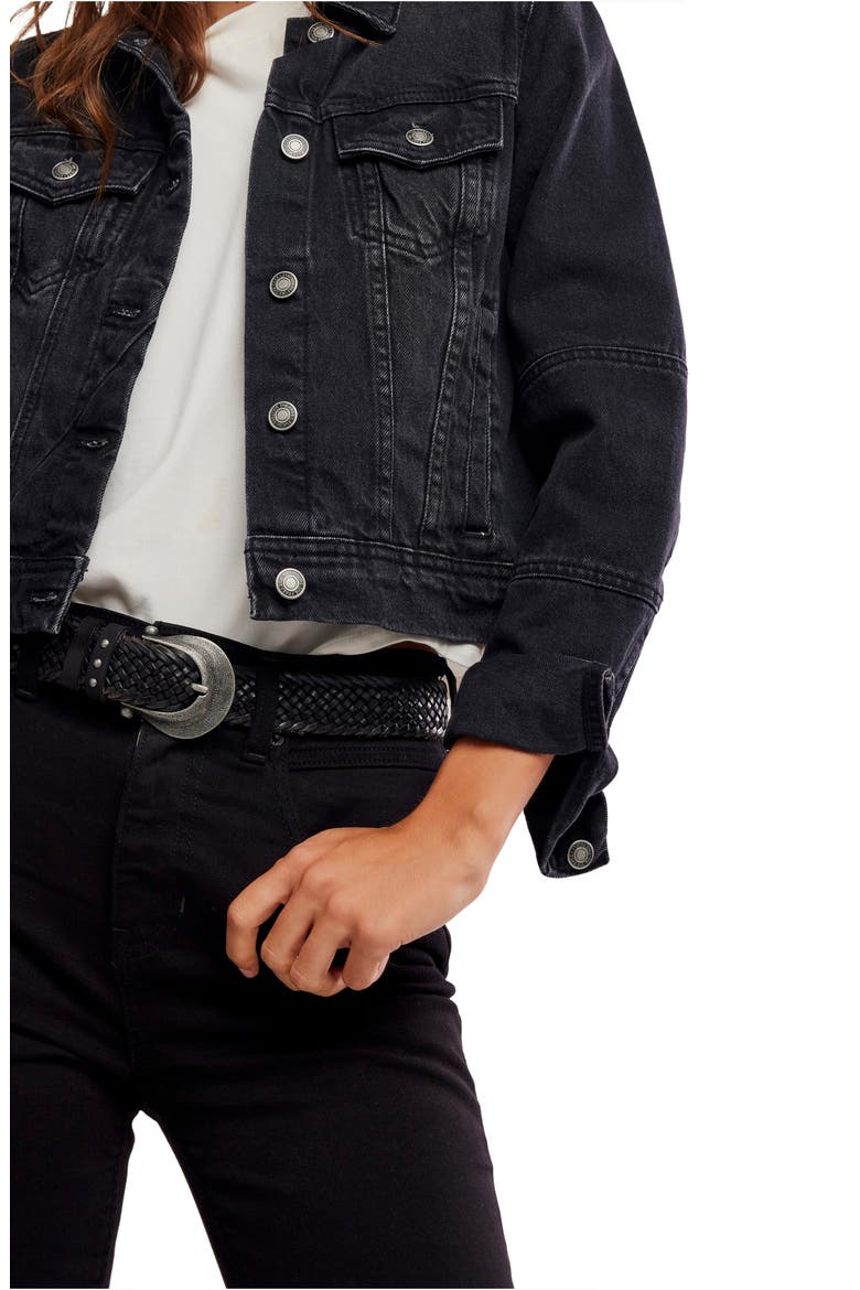 Hot Take Crop Slim Fit Jeans, Alternate, color, DRIVE