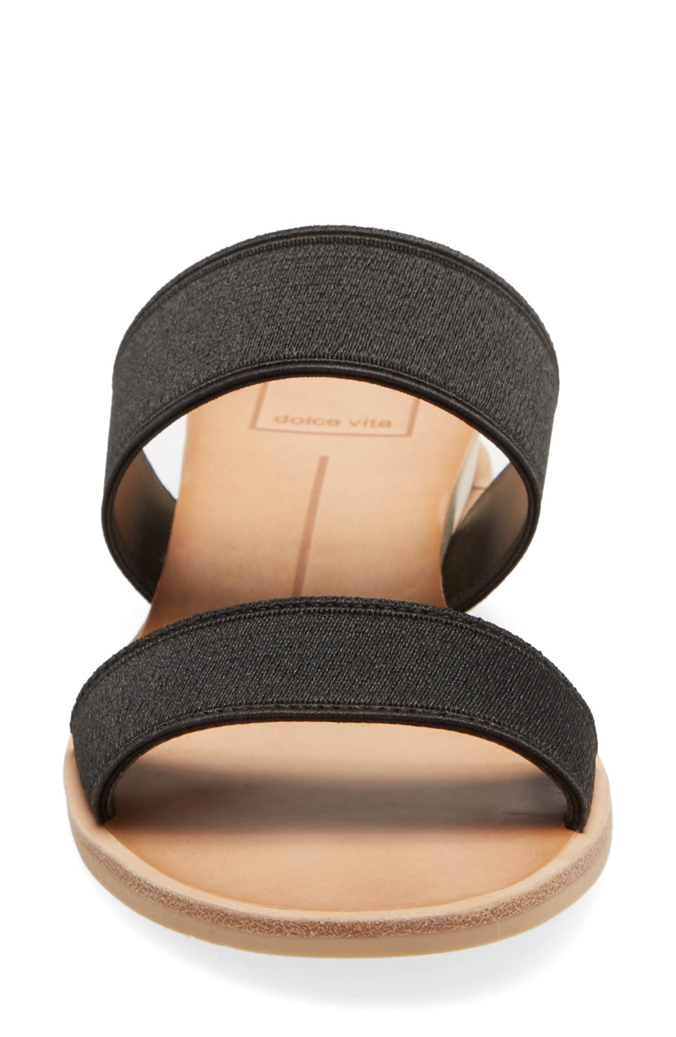 Payce Slide Sandal, Alternate, color, BLACK ELASTIC