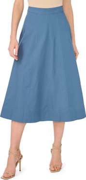1.STATE Yoke Seam Midi Skirt