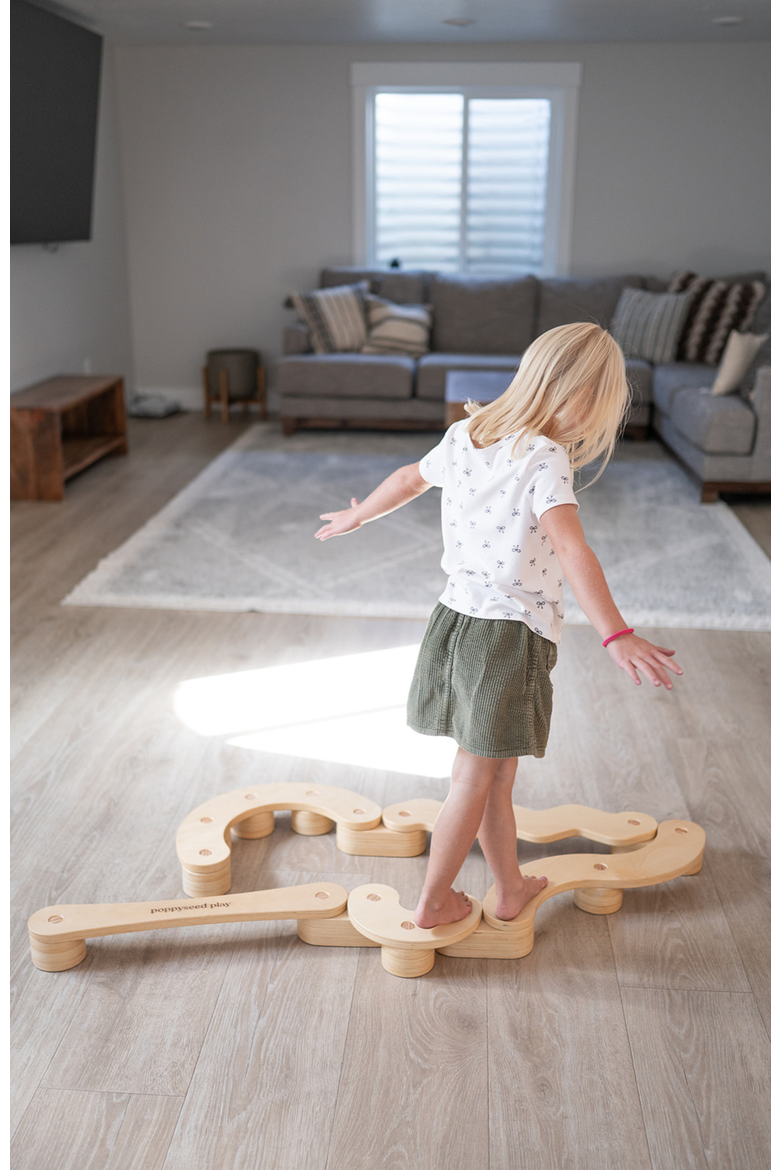Wooden Adventure Beam, Alternate, color, Natural