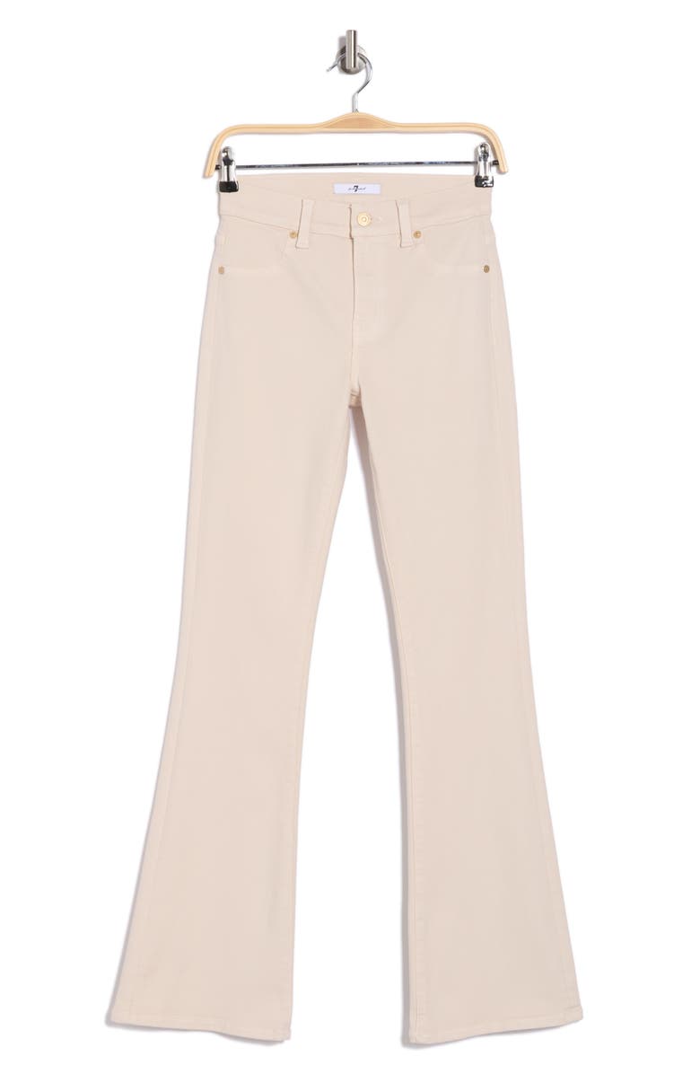 7 For All Mankind Tailorless Bootcut Pants, Alternate, color, Vintage White