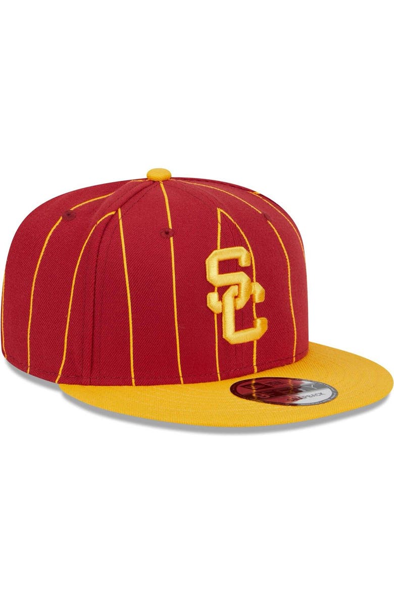 New Era Men's New Era Cardinal/Gold USC Trojans Vintage 9FIFTY Snapback Hat, Alternate, color, 