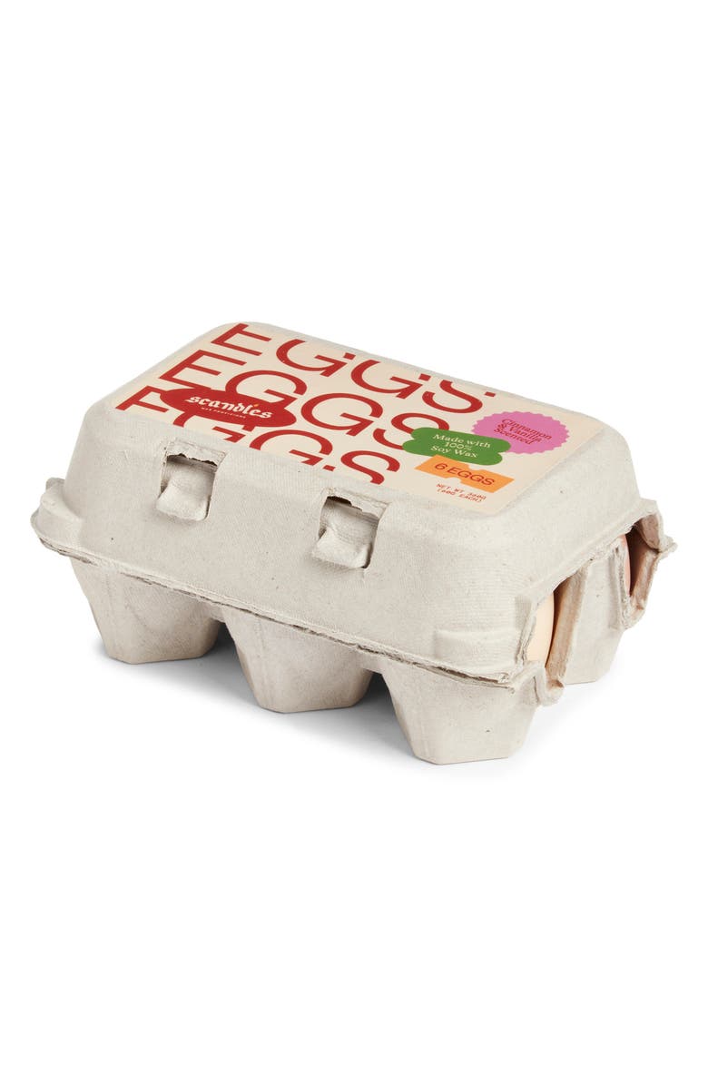 Scandles 6-Pack Eggs Candles, Alternate, color, Eggshell