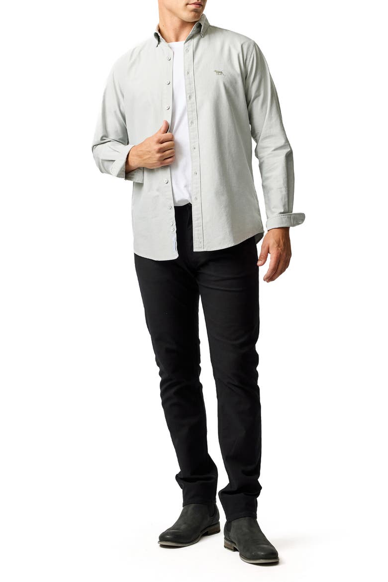 Oxford Sports Fit Shirt, Alternate, color, EUCALYPTUS